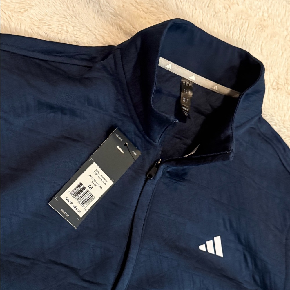 Adidas Men's Dark Blue Performance Jacket